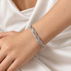 Women’s Silver Braided Chain Bracelet