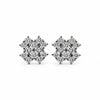 Women's Silver-Tone Crystal Stud Earrings