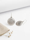 925 Sterling Silver Mandala Women Earing