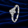 Sterling Silver Flower Ring for Women