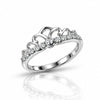 Royal Crown Crystal Ring for Women