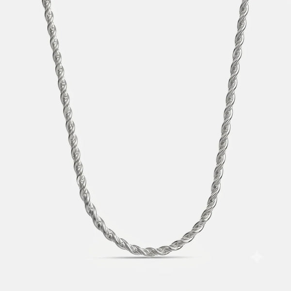 Men’s Silver Rope Chain