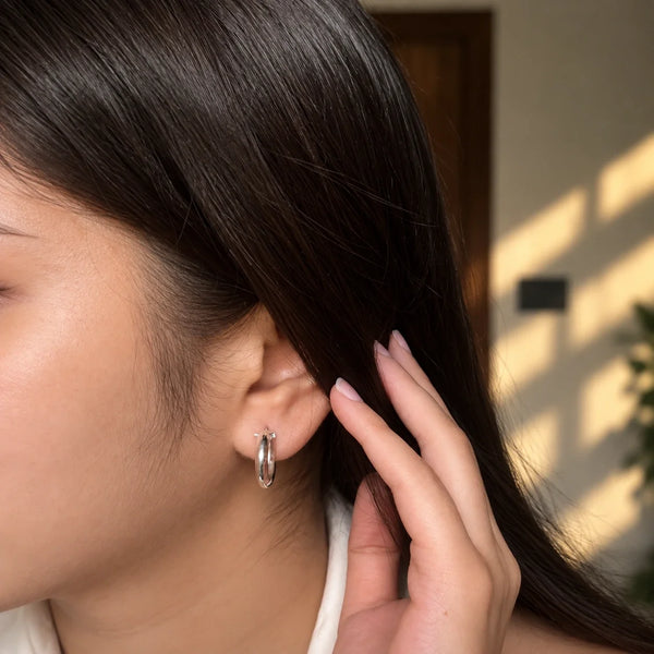 Women’s Silver-Tone Hoop Earrings