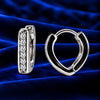 Women's Silver-Tone Minimalist Hoop Earrings