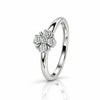 Sterling Silver Flower Ring for Women