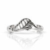 Sterling Silver Leaf Design Ring for Women